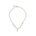 Loxun french fairy pearl choker 14k gold filled tassel necklace natural rice pearls adjustable bridesmaid gift