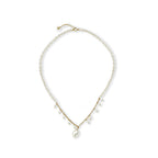 Loxun french fairy pearl choker 14k gold filled tassel necklace natural rice pearls adjustable bridesmaid gift