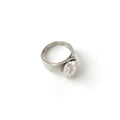 Loxun keshi pearl ring natural pearl 925 sterling silver adjustable unique irregular pearl jewelry for women