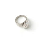 Loxun keshi pearl ring natural pearl 925 sterling silver adjustable unique irregular pearl jewelry for women